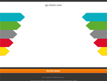 Tablet Screenshot of gs-chem.com